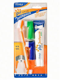 Dog toothpaste with brush