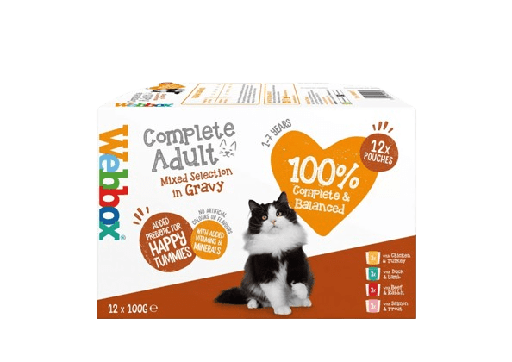 Webbox Complete Adult Mixed Selection in Gravy Wet Cat Food (12 x 100g)