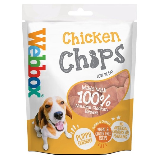 Webbox Chicken Chips Dog Treat - 80g