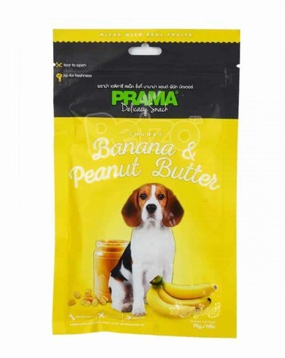 Prama Snack Delicacy Banana and Peanut Butter - 70g