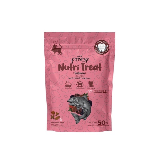 Pramy Salmon Flavored Cat Treats 50 Gr