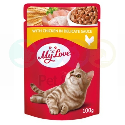 My Love Chicken in Gravy wet Cat foods 100g