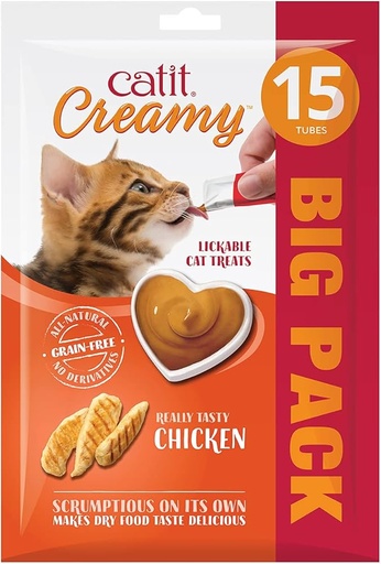 prodes creamy treat for cat with chicken 15g
