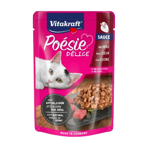 Vitakraft Poesie Deli Sauce with Heart, 85g