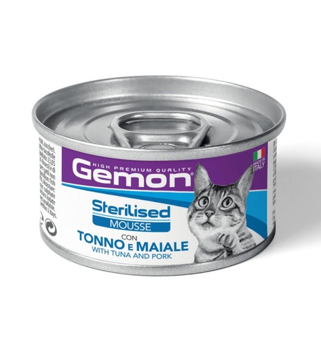 Gemon Mousse Cat Food with Tuna and Pork - 85g