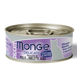 Monge Delicate Cat Food - Chicken and Potato 80g