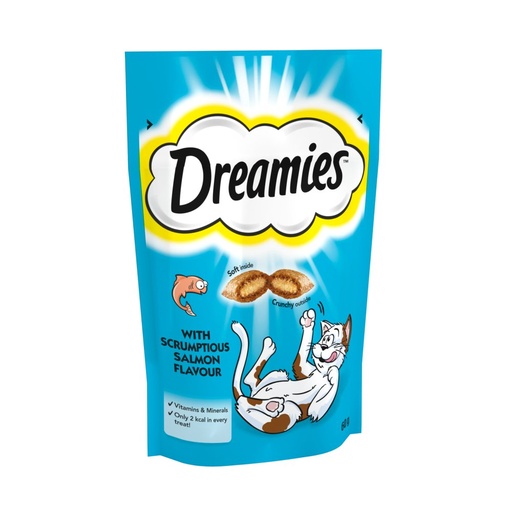 Dreamies Cat Treat with Salmon 60g