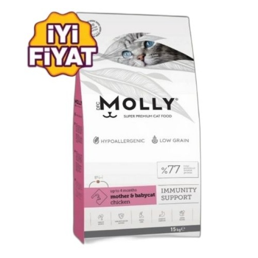 Molly Mother & Babycat Chicken Food - 15 Kg