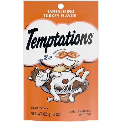 Temptations Cat Treats Tantalizing Turkey Flavor - 85g