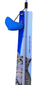 Heart-Shaped Cat Toy Wand