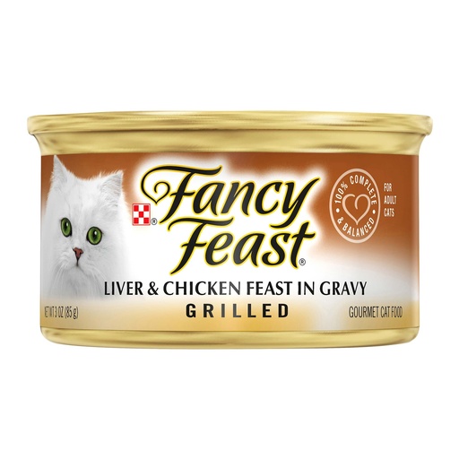 Fancy Feast Grilled Liver & Chicken Adult Cat Food (85g)