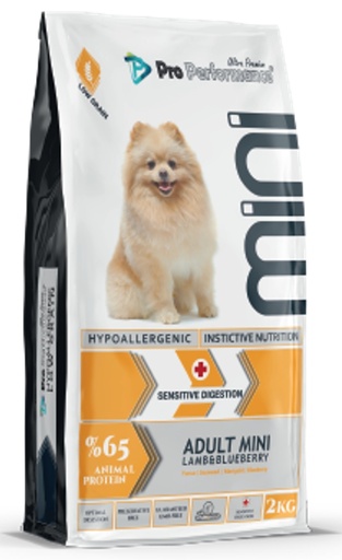 Pro Performance, Food For Small Breed Adult Dogs With Lamb Meat, 2 Kg