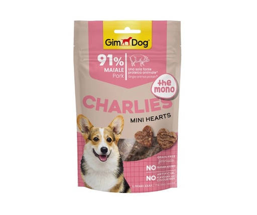GimDog Charlie's Heart Pork - 70g