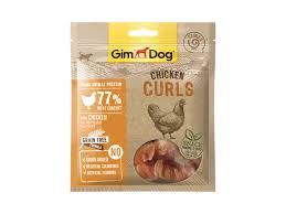 GimDog Chicken Curls Dog Treat - 55g