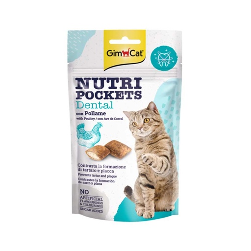 GimCat Nutri Pockets Dental with Chicken, 60g