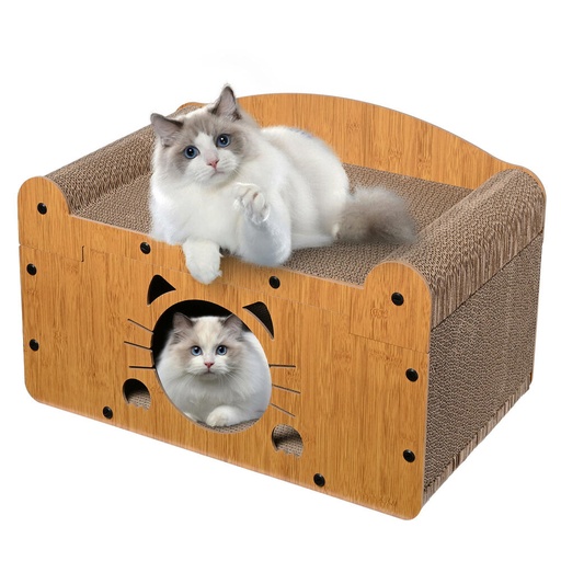 House with scratcher