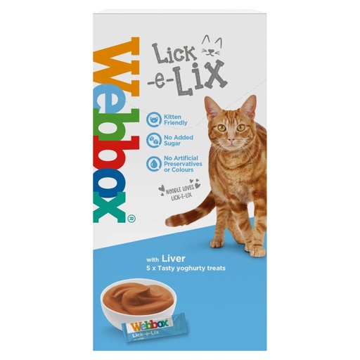 Webbox Lick-e-Lix Liver, 5 x 15g