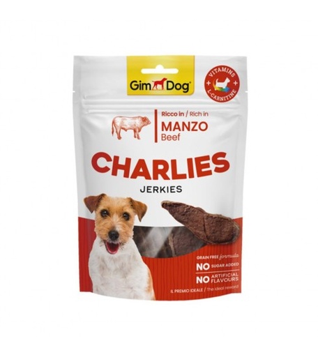 GimDog Charlie's Jerkies Beef - 70g