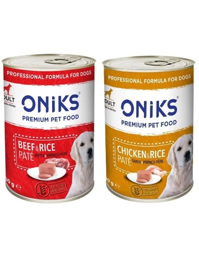 Oniks Canned Dog Food - Chicken Turkey with Carrot 400 g