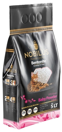 Nobilus Litter  Baby Powder Scent 5L