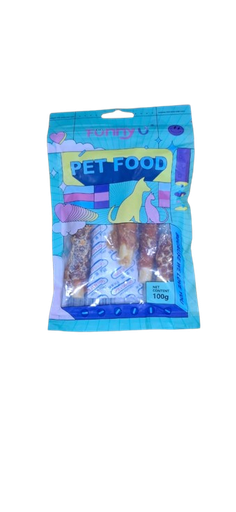 Funny Dog chomping twists Treat 100g