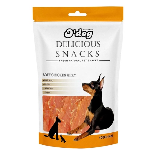 O'dog Snacks With milk flavor stick & chicken jerky 100g