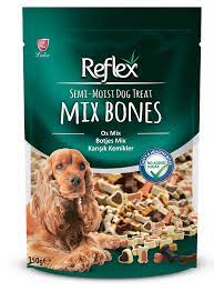 Reflex Mix Bones Semi-Moist Dog Treat 150g 