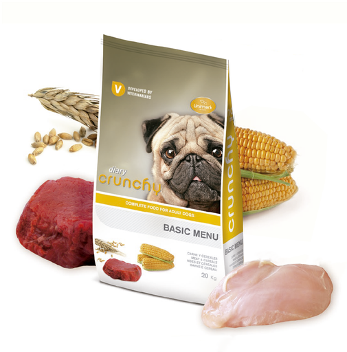 Crunchy Basic Dog Food Beef Flavor 20kg 