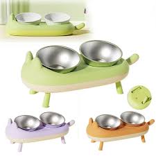 Stainless Steel Cat Bowl Stands