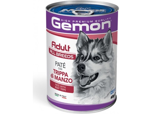 Gemon Paté with Beef Tripe for Adult Dogs 400g 