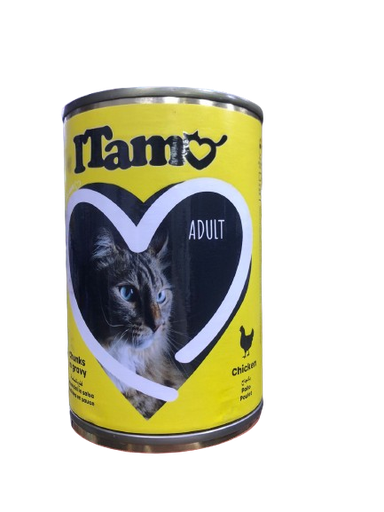 Itamo Canned Cat Food with Gravy and Chicken Chunks 400g