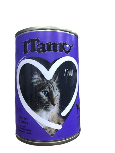 Itamo Canned Cat Food with Gravy and Lamb Chunks 400g