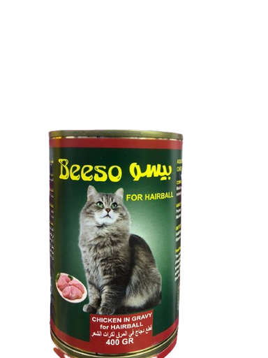 Peso Canned Food Chicken Chunks in Gravy for Hairball Control 400g 