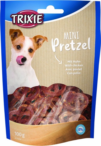 Trixie Chicken Mini Pretzels for Dogs, 100g 