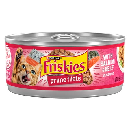 Friskies Prime Filets with Salmon & Beef 