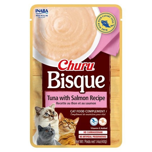 Churu Bisque Tuna With Salmon Recipe (40g)
