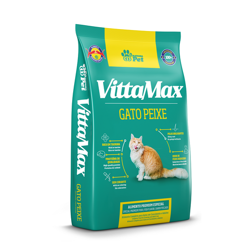 Vittamax Cat Food with Fish Flavor - 1kg