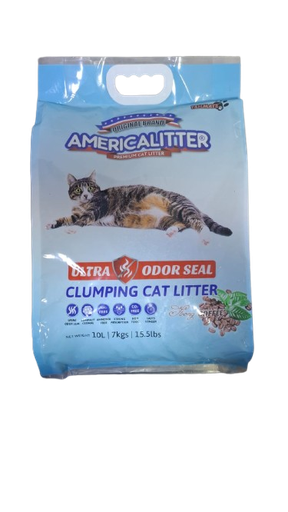 America Litter Coffee Scent Cat Litter - 10L