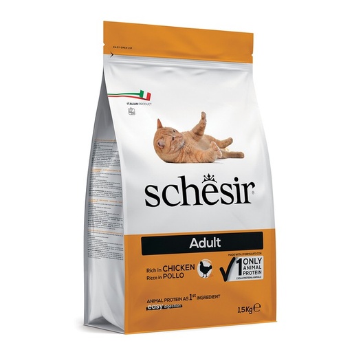 Schesir Adult Dry Food Rich in Chicken - 1.5kg 
