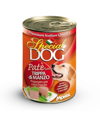 SPECIAL DOG PATE' BEEF TRIPE 400g 