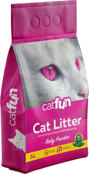 Cat fun Cat Litter with baby bowder Scent 5L