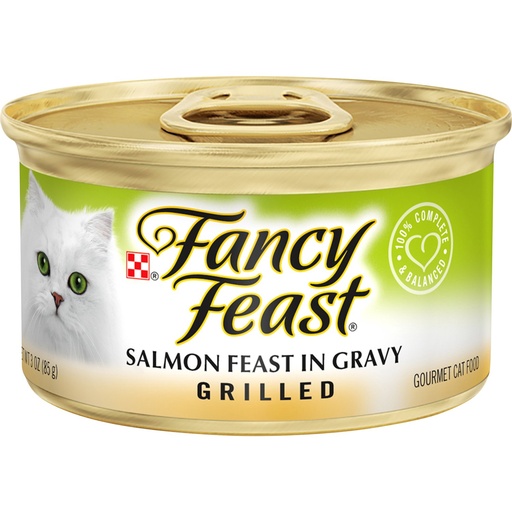 Purina Fancy Feast Gravy Wet Cat Food with Soft Salmon, 85g