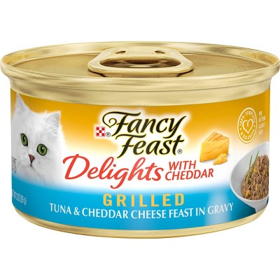 Purina Fancy Feast Grilled tuna & cheddar in gravy , 85g