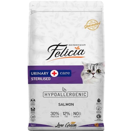 Felicia Sterilised Cat Food with Salmon 12 Kg 