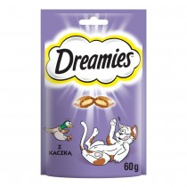 Dreamies Cat Treats Duck Snacks 60g 