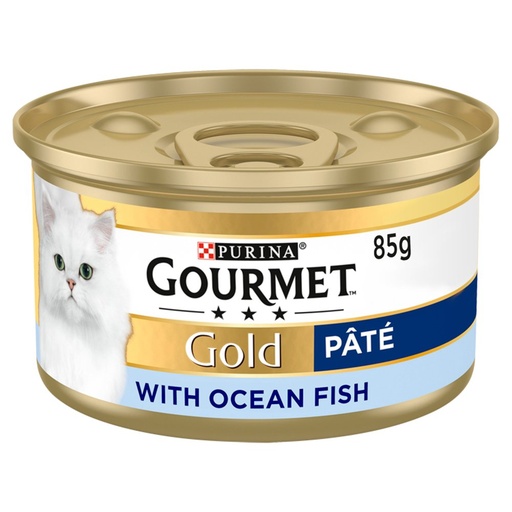 GOURMET Gold Pate Ocean Fish Wet Cat Food 85g 