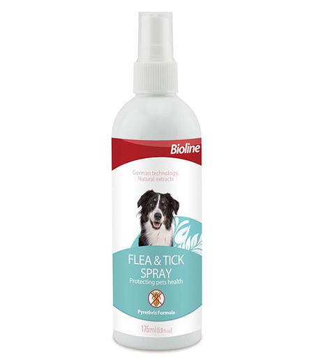 Bioline Flea & Tick Spray, 175ml
