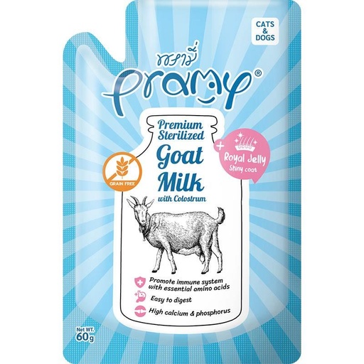 pramy goat milk for dogs and cat