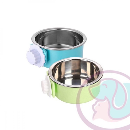 Heavy-Duty Plastic Bowl for Animal Cages 