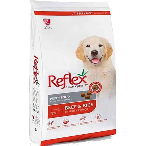 Reflex Dry Puppy Food with Beef 15kg